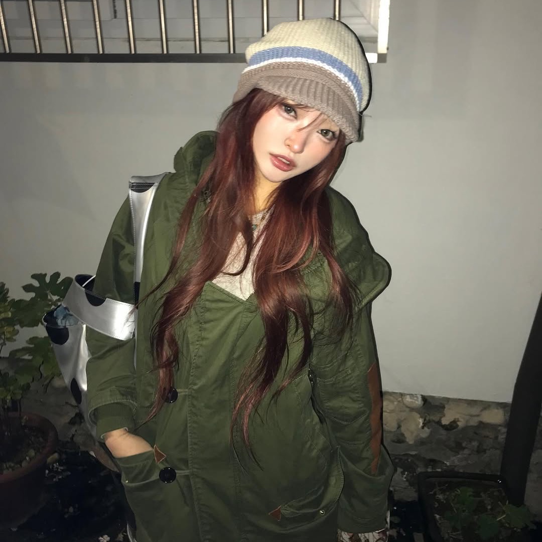 SPORT CHAMBER SC Glide Knit Cap IVORY 착용 스타일 - 2