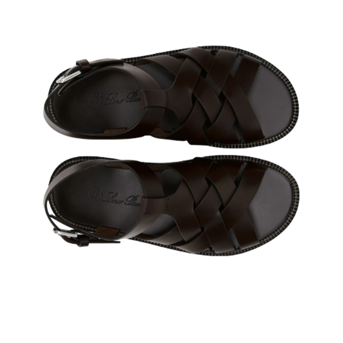 로로 피아나 쿠미히모 샌들 라이트 초콜릿(Loro Piana Kumihimo Sandal Light Chocolate) - 2