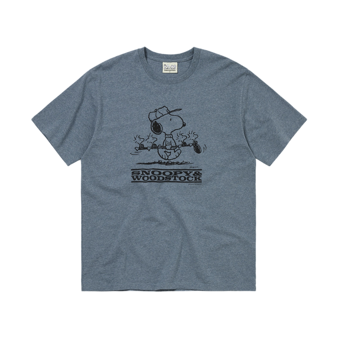 디스이즈네버댓 x 피너츠 티셔츠 헤더 블루(Thisisneverthat x Peanuts T-Shirt Heather Blue) - 1