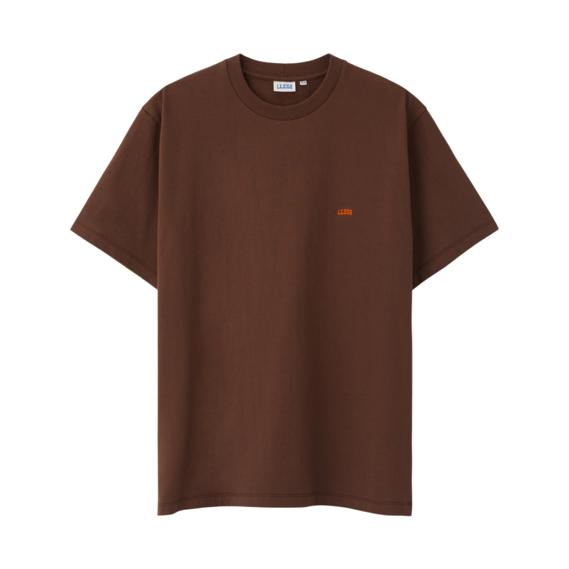 LL25WJSS001BR LLEGE Llege Logo T-Shirt Brown