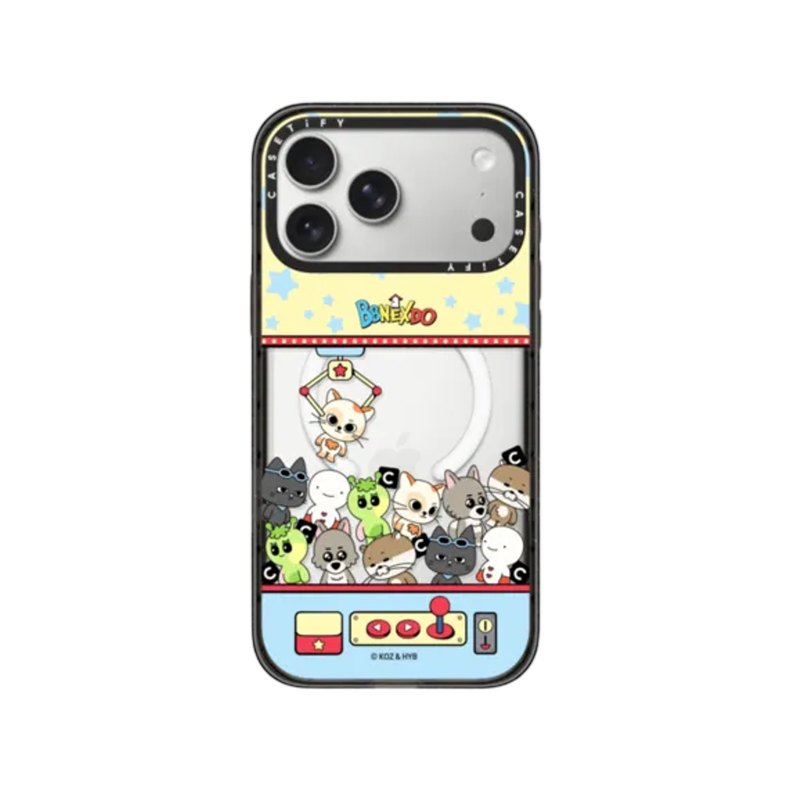 케이스티파이 x 쁘넥도 인형 뽑기 케이스 맥세이프 임팩트 블랙(Casetify x BBNEXDO Claw Machine Case MagSafe Impact Black) - 1
