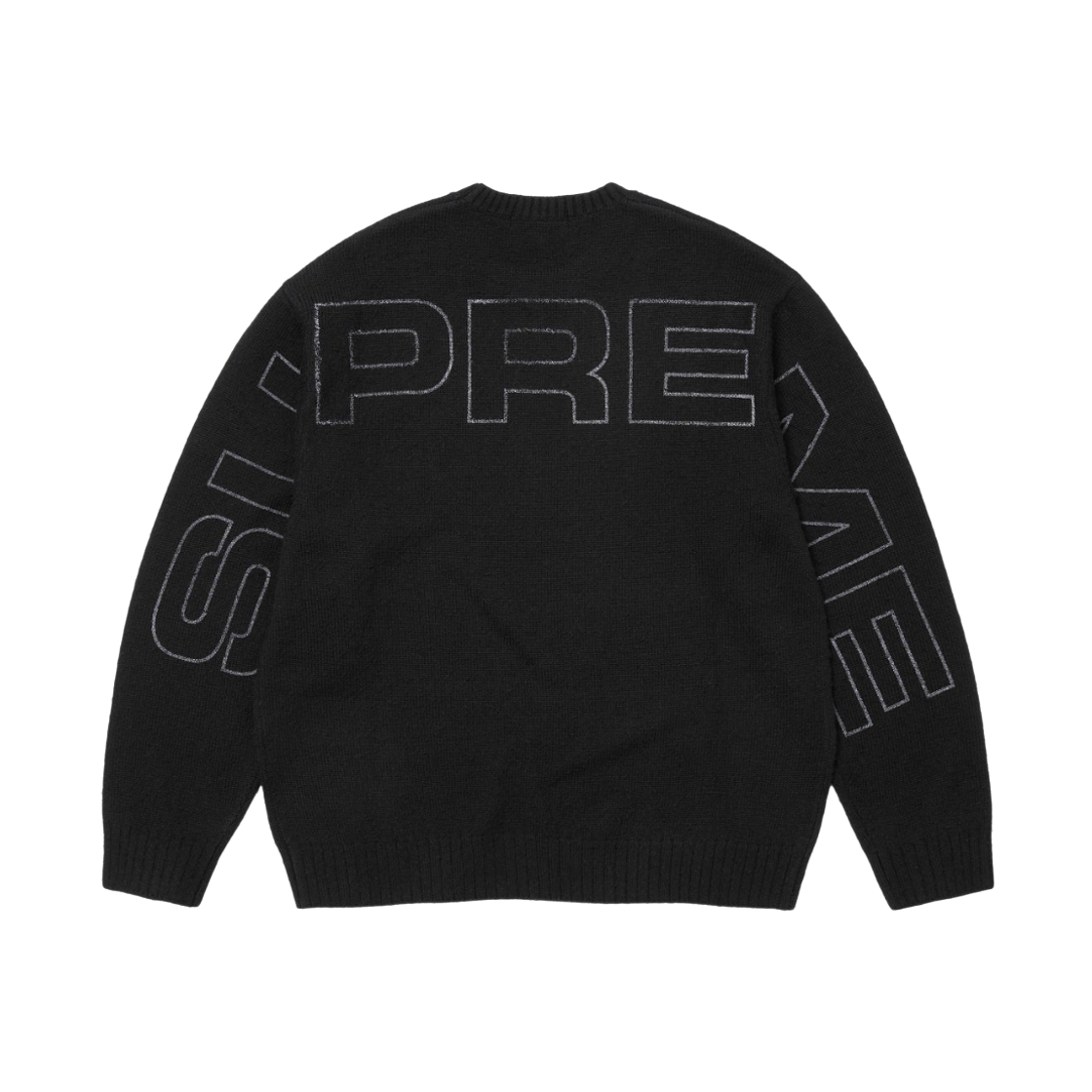 - Supreme Pilled Sweater Black - 26SS