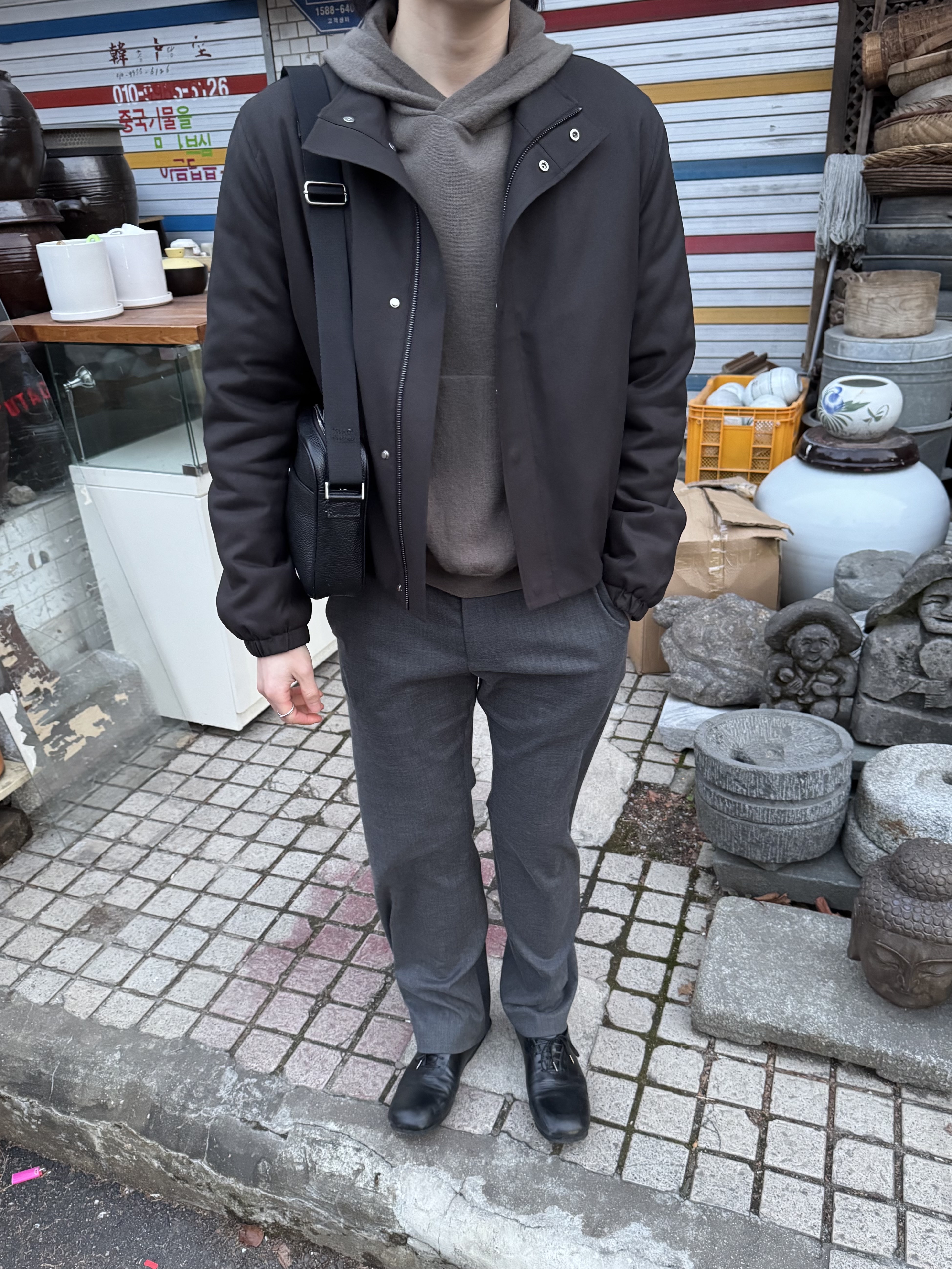 Our Legacy Sneak In Sombre Satin Bovine 착용 스타일 - 3