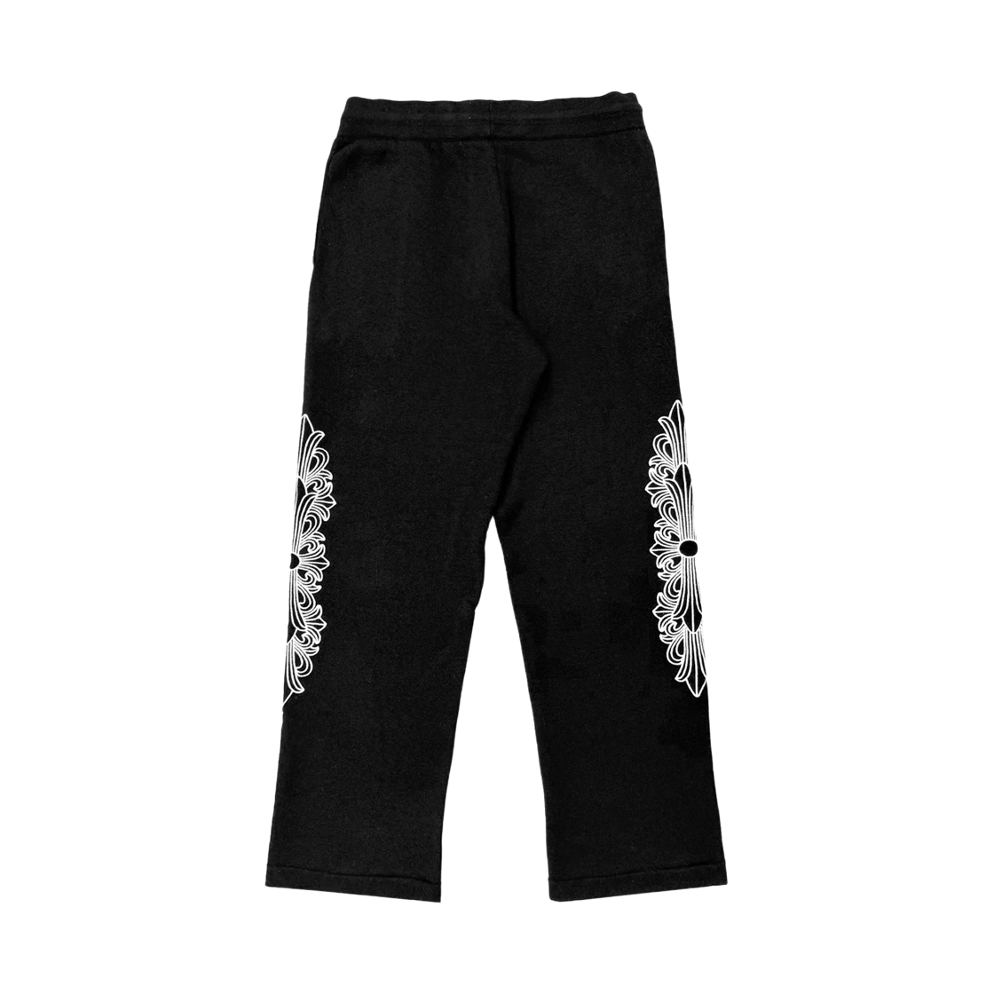 크롬하츠 플로랄 로고 자수 스웨트팬츠 블랙(Chrome Hearts Floral Logo Embroidered Sweatpant Black) - 2
