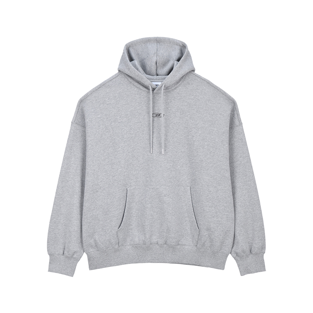 본투윈 크롬 B 후디 멜란지그레이(BORN TO WIN Chrome B Hoodie Melange Grey)