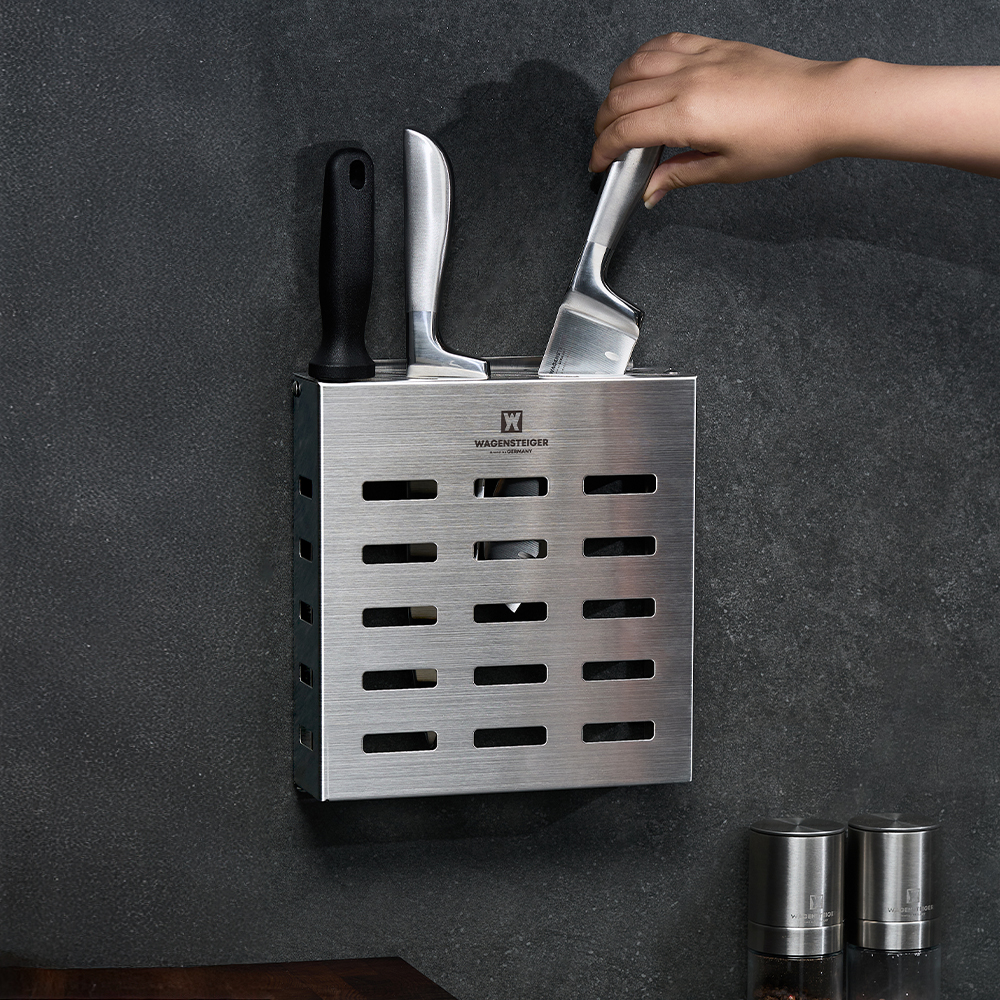바겐슈타이거 스텐 304 무타공 분리세척 나이프 랙(WAGENSTEIGER Stainless Steel 304 Drill-Free Detachable Knife Rack) - 2