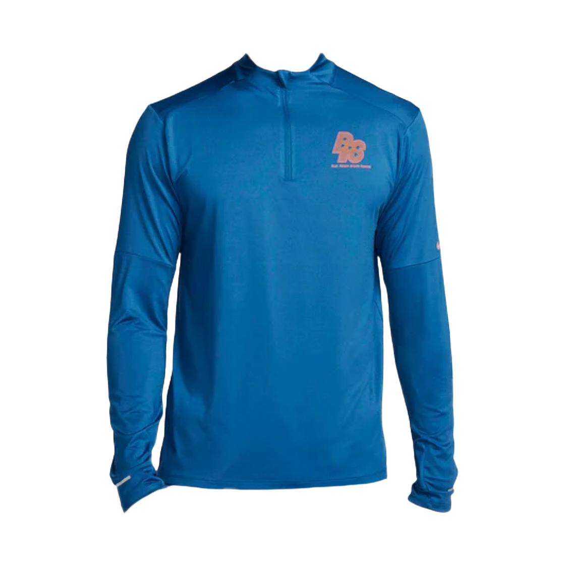 FN3300-476 Nike Dri-Fit Element Running Energy Half Zip Running Top Court Blue Safety Orange - Asia