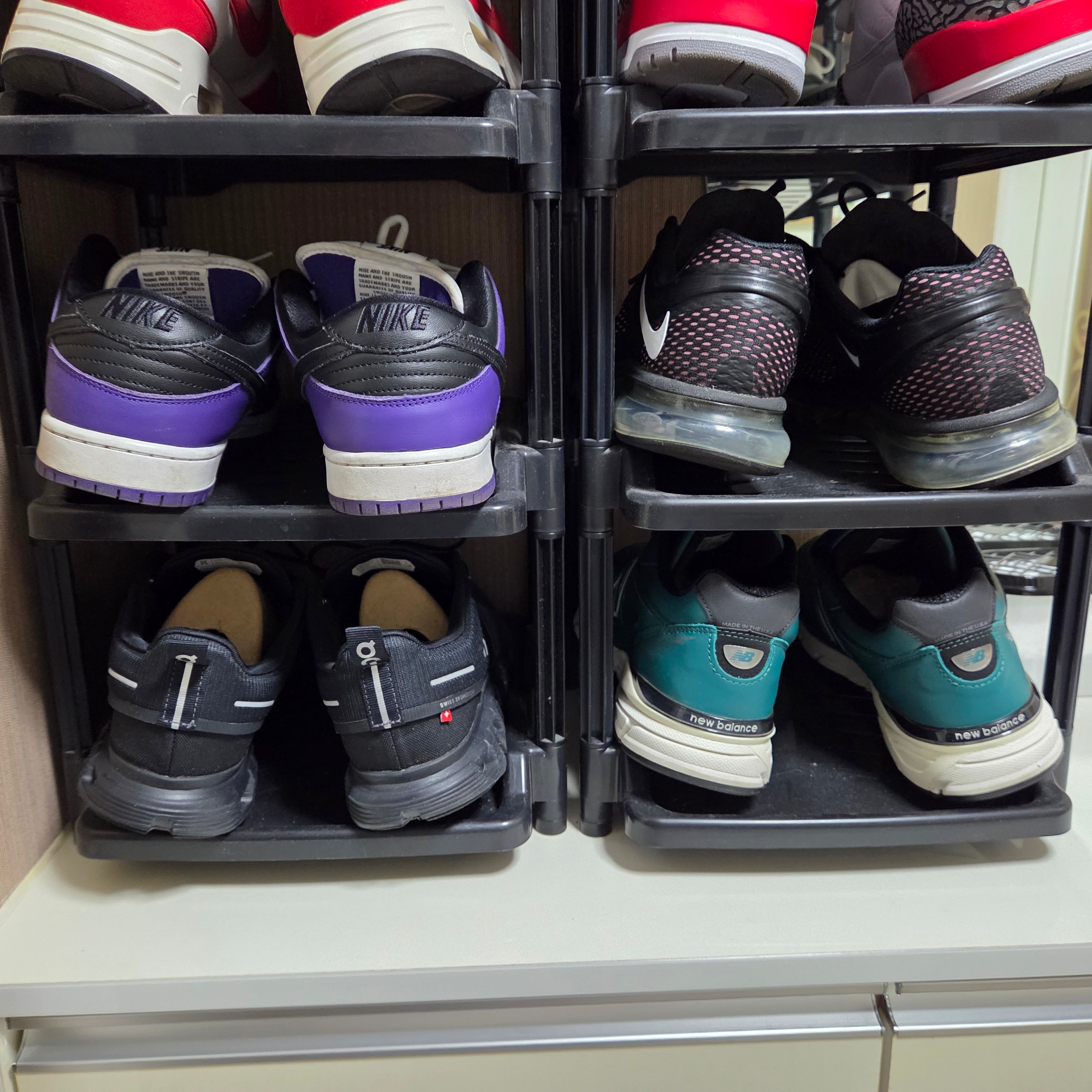 Nike SB Dunk Low Pro Court Purple, Nike x Stussy Air Max 2013 Black 착용 스타일
