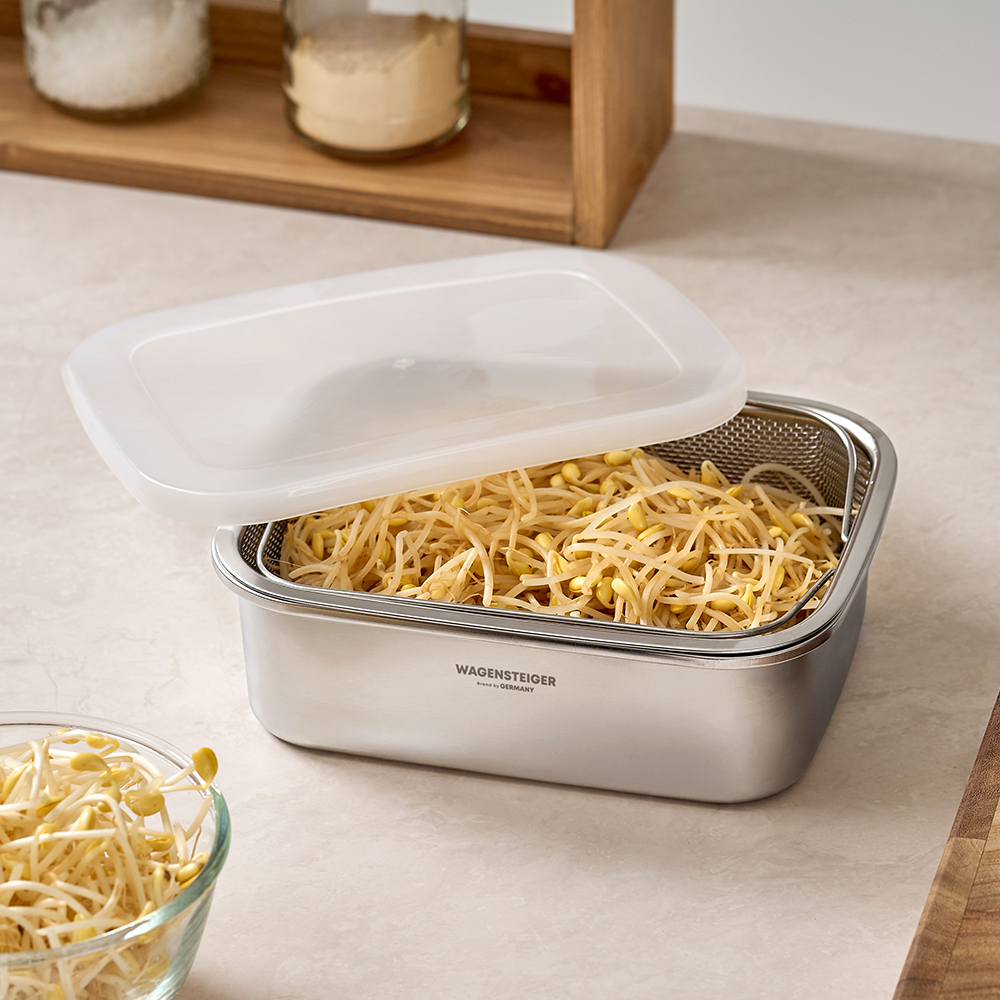 바겐슈타이거 무연마 드레인 스텐 304 박스 L 뚜껑 채반(WAGENSTEIGER Abrasive-Free Drain Stainless Steel 304 Box L) - 5