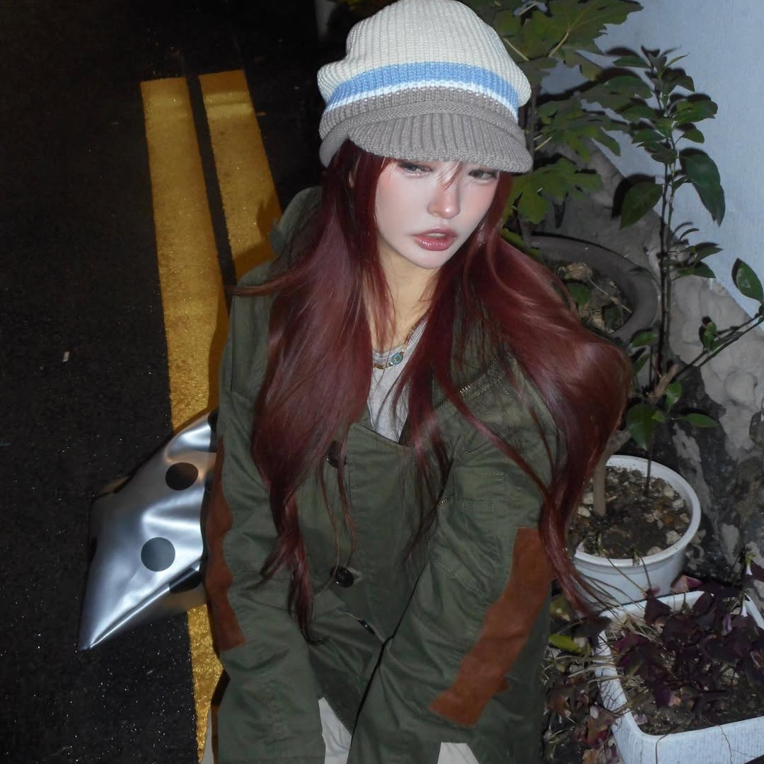 SPORT CHAMBER SC Glide Knit Cap IVORY 착용 스타일 - 6