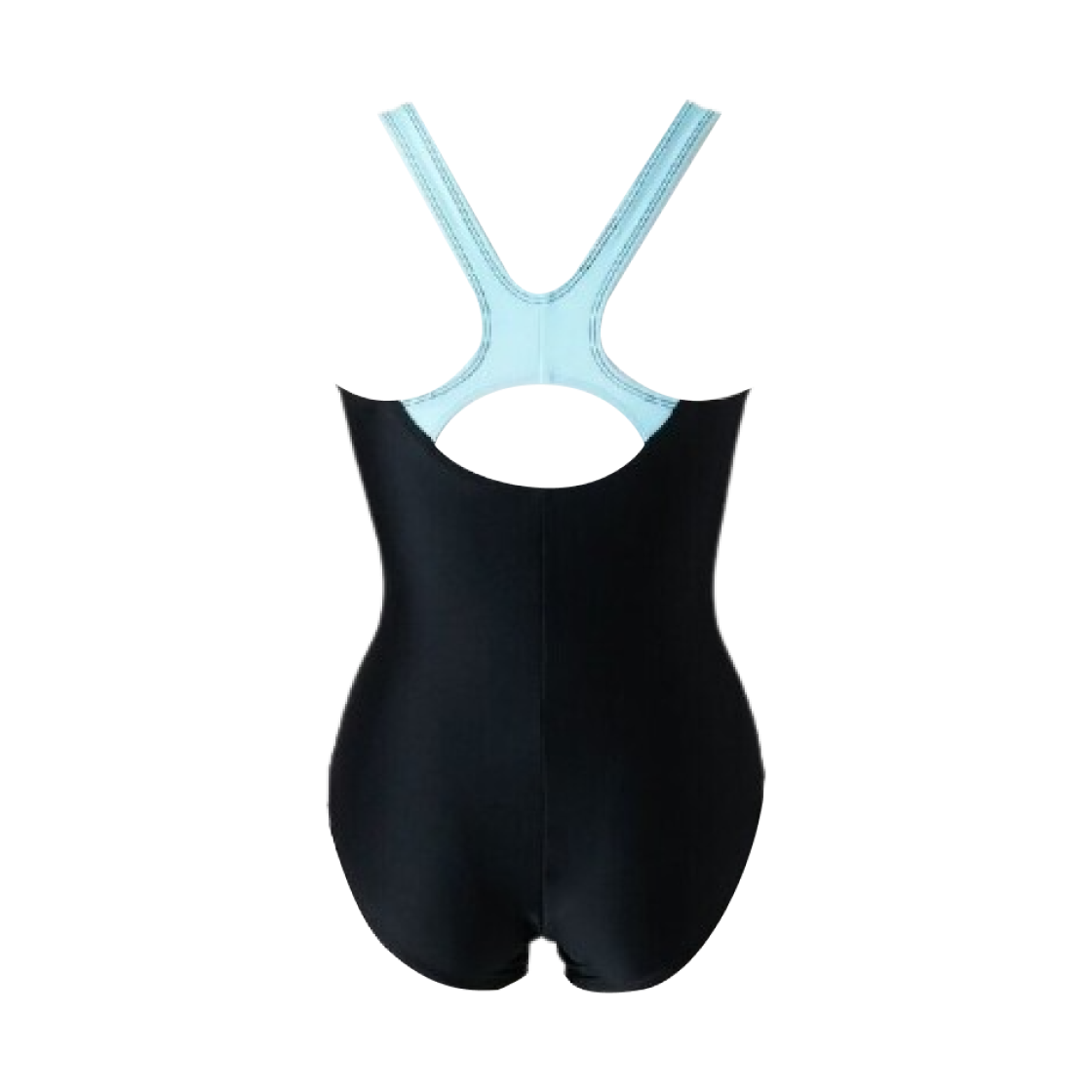 (W) 미즈노 스트로크 원 발수 스윔 피트니스 원피스 블랙 블루((W) Mizuno Stroke One Water-Repellent Swim Fitness One-piece Black Blue) - 2