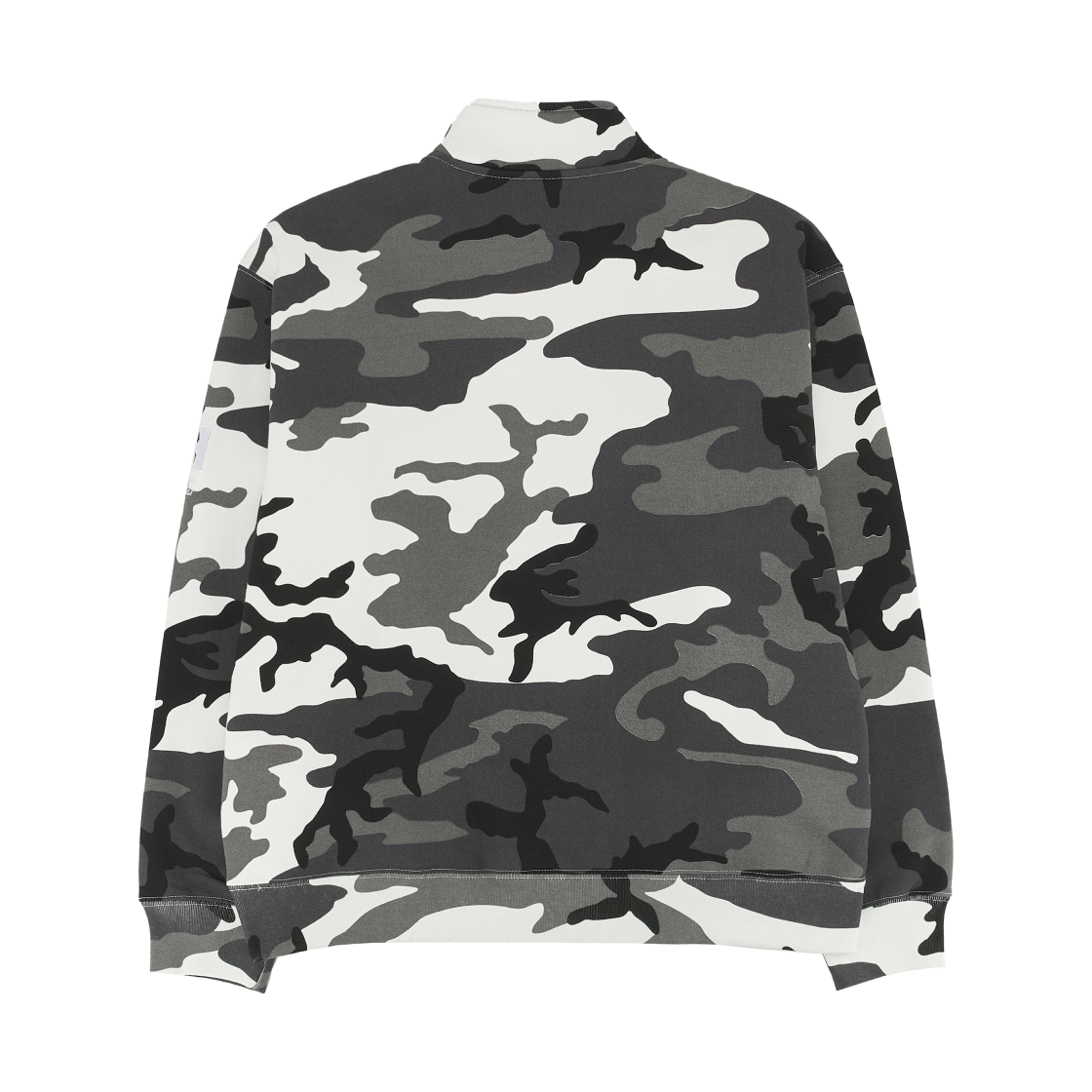 슈프림 샵 플래그 하프 집 풀오버 스노우 카모 서울 - 26SS(Supreme Shop Flag Half Zip Pullover Snow Camo Seoul - 26SS) - 2