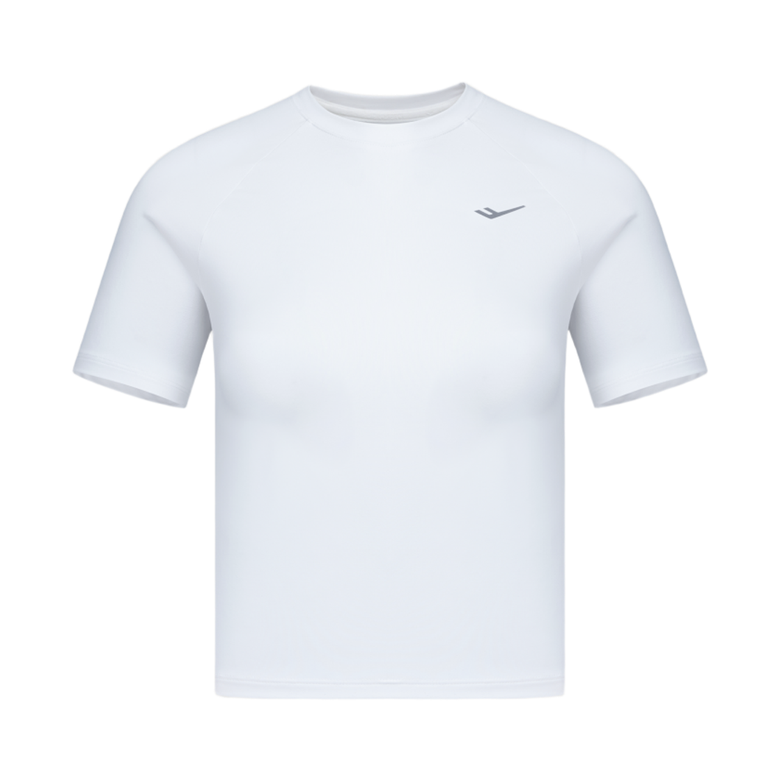 프로-스펙스 여성 다운타임 피티드 반팔티셔츠 화이트(PRO-SPECS Women's Downtime Fitted Short Sleeve T-Shirt White)