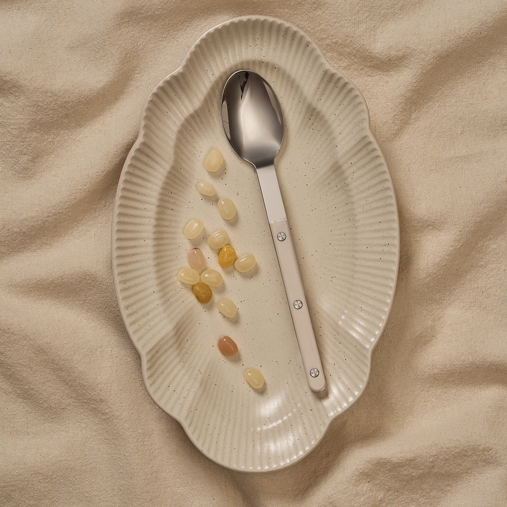 바겐슈타이거 스텐 304 셀레스트 벨루어 커트러리 스푼 웜 아이보리(WAGENSTEIGER Stainless Steel 304 Celeste Velour Spoon (Warm Ivory)) - 2