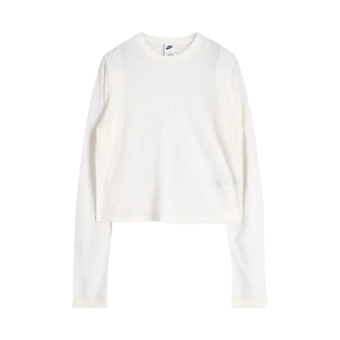 IQ0429-121 (W) Nike NSW Airreverent Long Sleeve Top Summit White