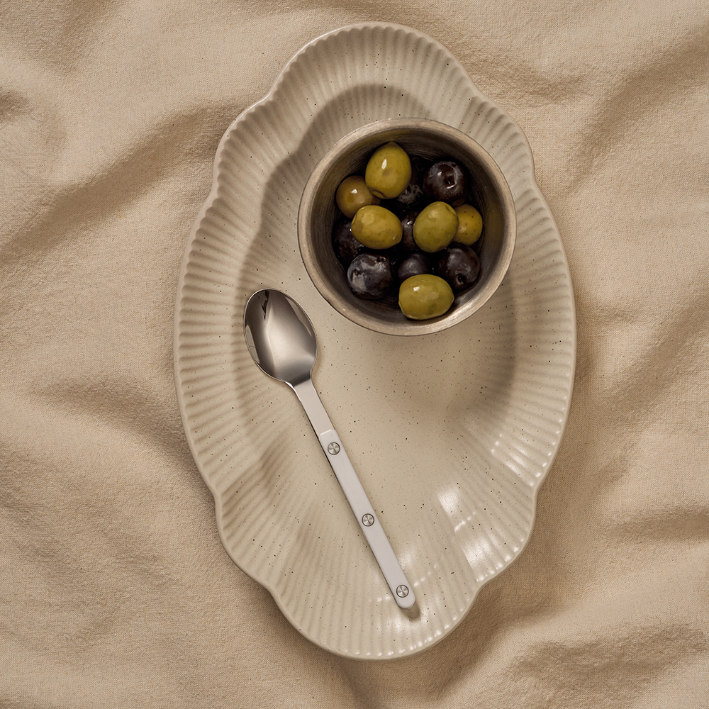 바겐슈타이거 스텐 304 셀레스트 벨루어 커트러리 디저트 스푼 소프트 화이트(WAGENSTEIGER Stainless Steel 304 Celeste Velour Dessert Spoon (Soft White)) - 2