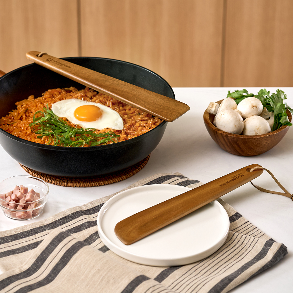 바겐슈타이거 원목 우든 스패츌라 2P세트 밥 전 달걀말이(WAGENSTEIGER Wooden Spatula 2P Set) - 3