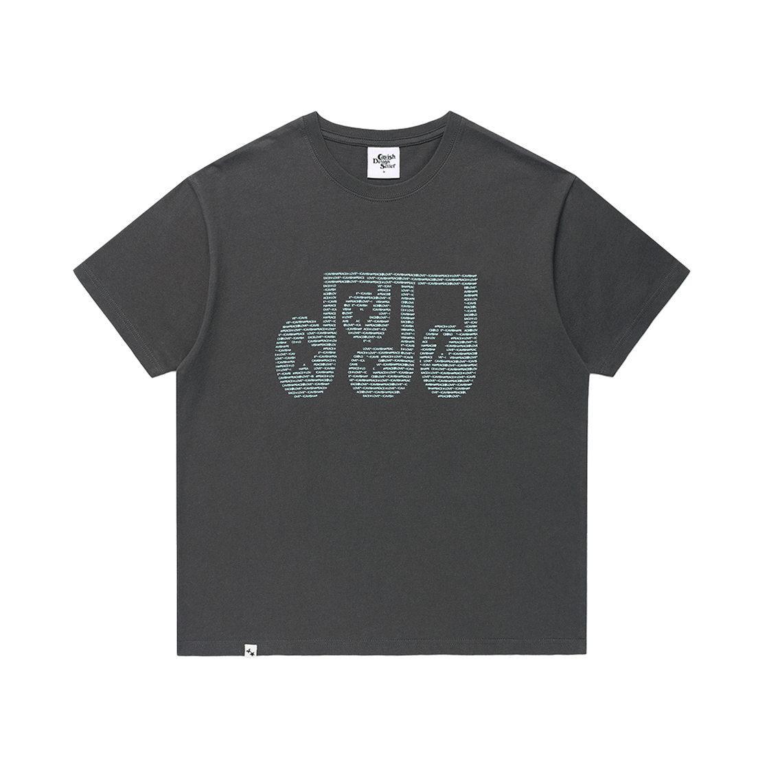 카비시 스타 노트 숏슬리브 티 차콜(CAVISH Star Note SS Tee Charcoal)