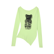 Edward Cuming Gum Banana Top Washed Green - 26SS