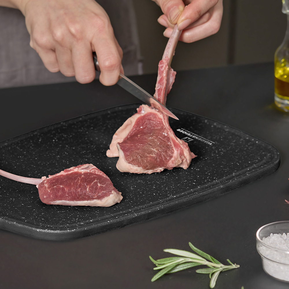 바겐슈타이거 착색 없는 블랙 마블 커팅 보드 핸디형 소(WAGENSTEIGER Black Marble Handy Cutting Board (Small)) - 2