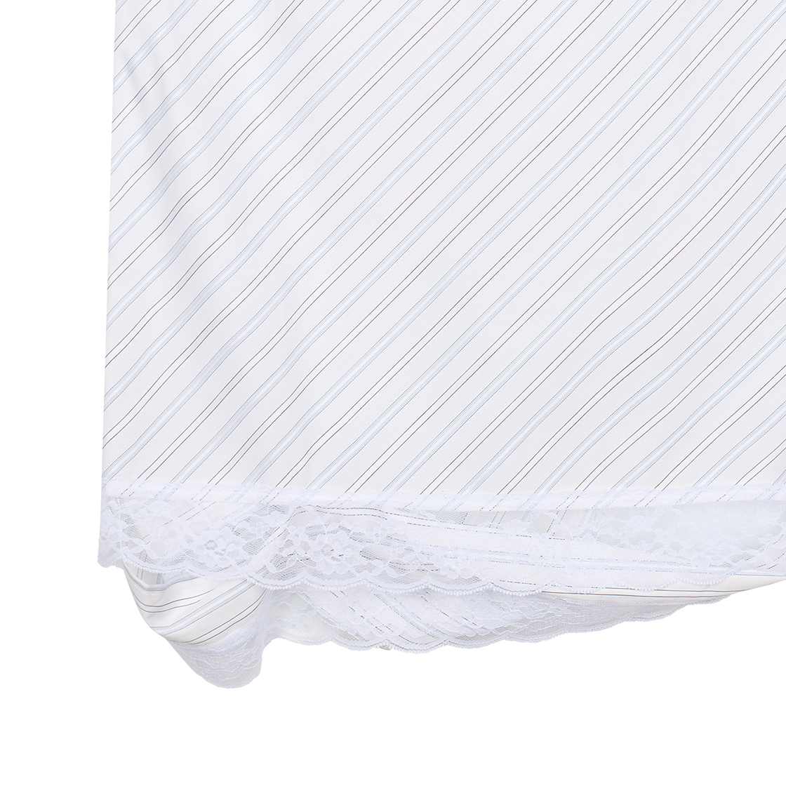 레이브 리뷰 우먼 라일라 스커트 화이트 블루 스트라이프 - 26SS(Rave Review Women Laila Skirt White Blue Stripes - 26SS) - 6