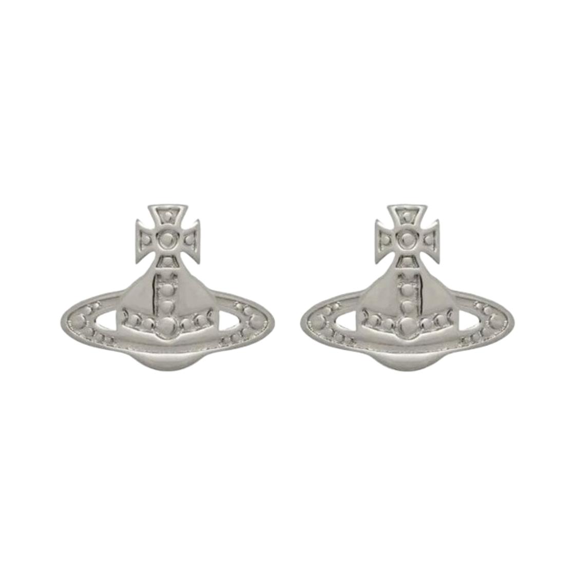 6201038F-02P019 (W) Vivienne Westwood Marinetta Earrings Platinum