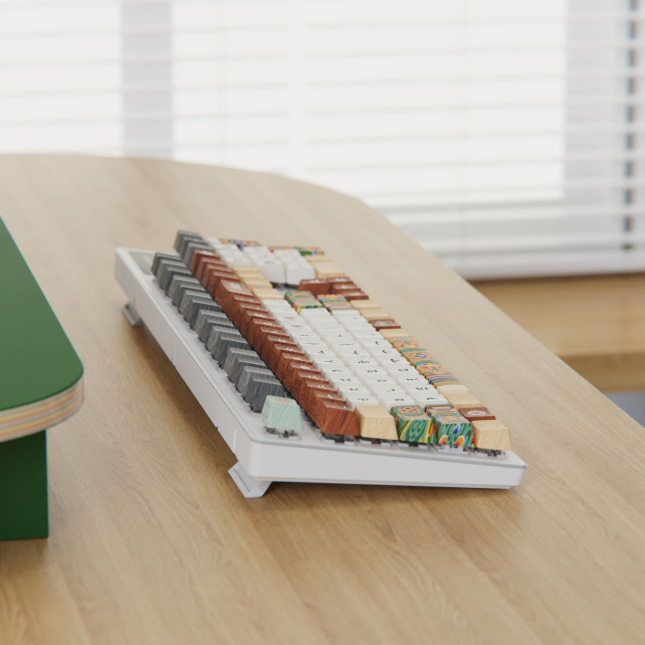 시이닷 화이트 단청 염료승화 한글 PBT 키캡(C.e.dot White Dancheong Hangul PBT Keycaps) - 3