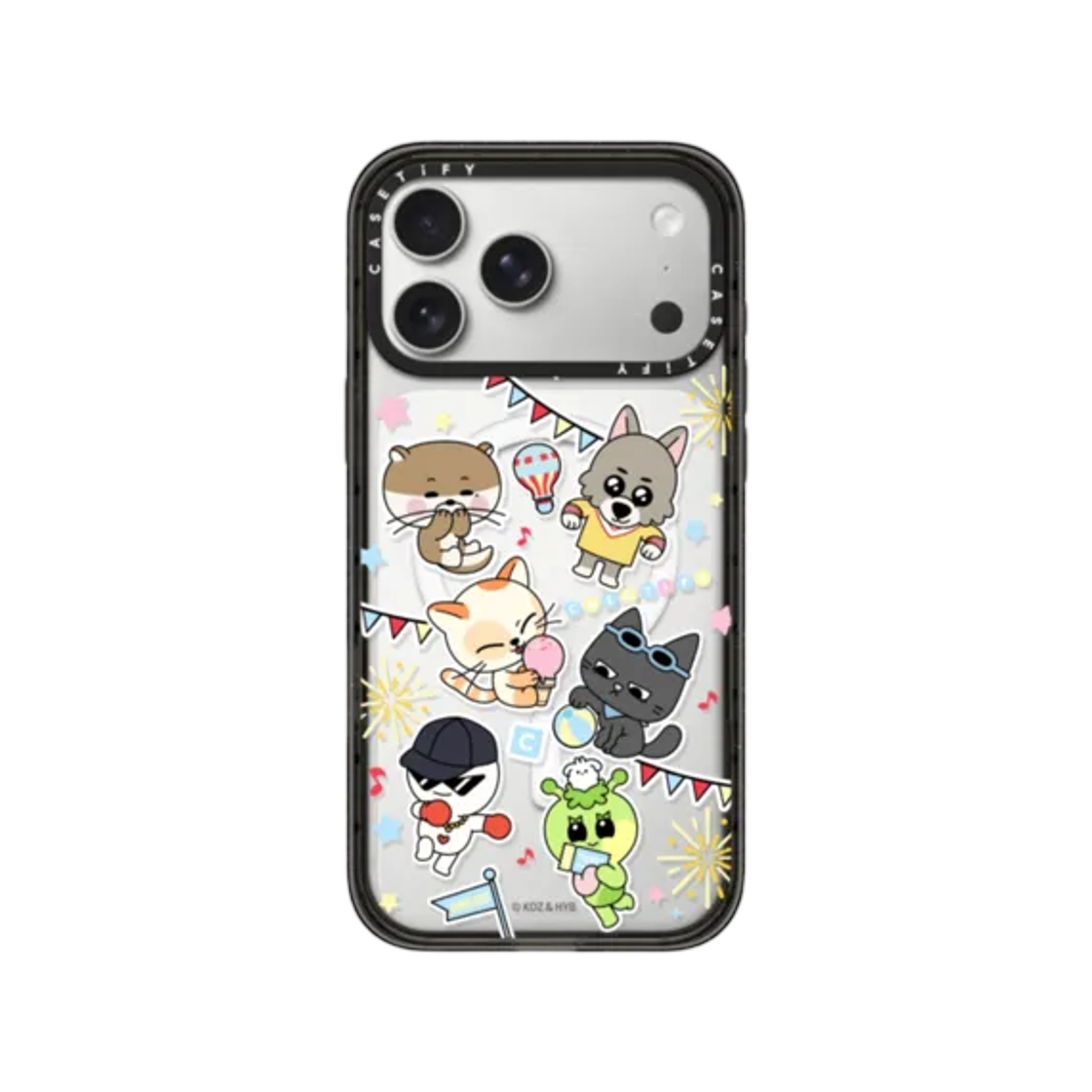 케이스티파이 x 쁘넥도 스티커 케이스 맥세이프 임팩트 블랙(Casetify x BBNEXDO Sticker Case MagSafe Impact Black) - 1