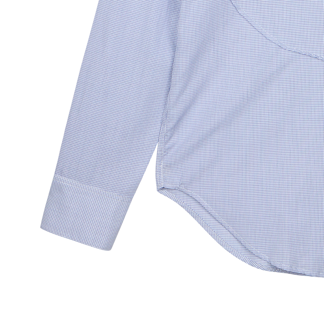 에드워드 커밍 핀턱 렁 셔츠 블루 화이트 - 26SS(Edward Cuming Pin-Tuck Lung Shirt Blue White - 26SS) - 5