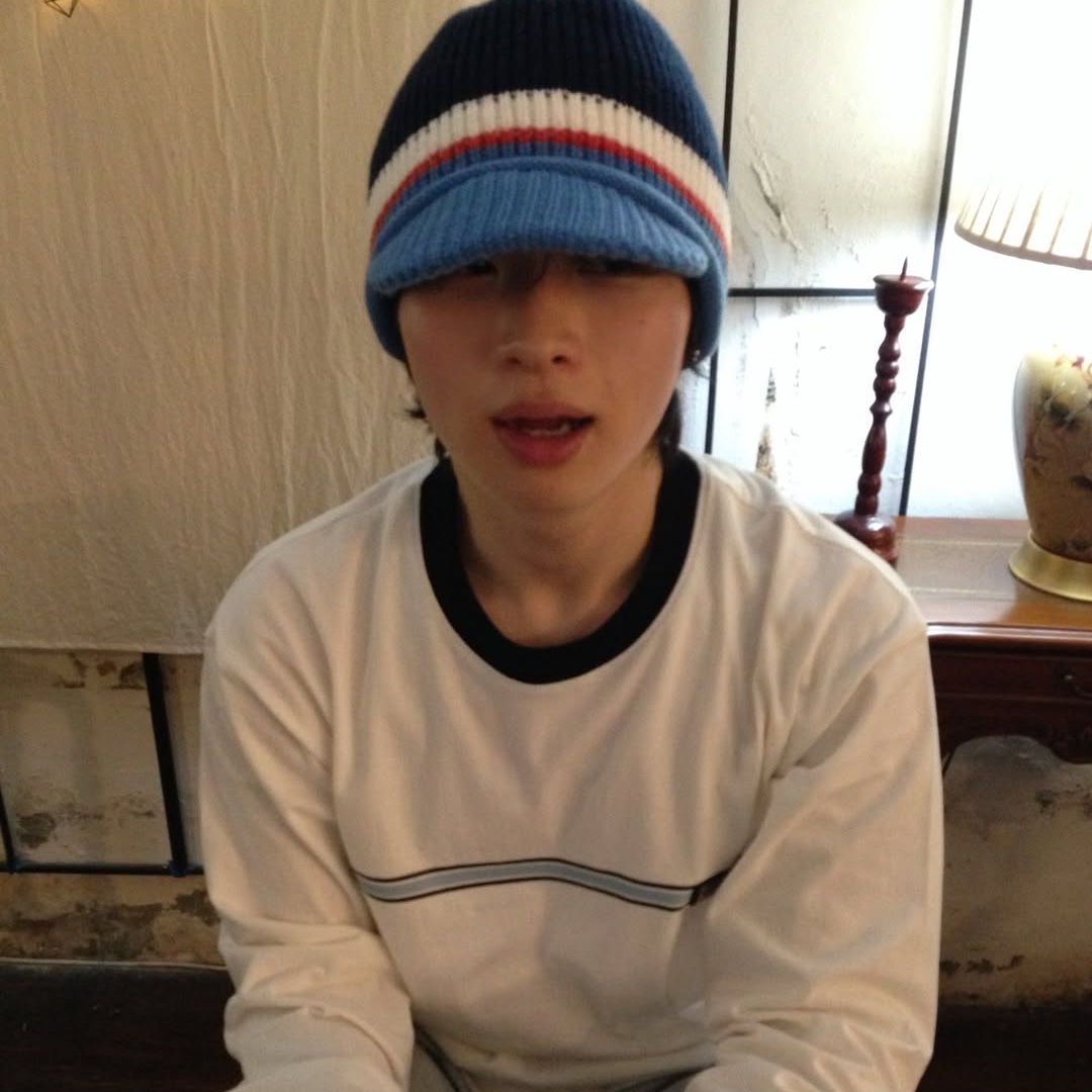 SPORT CHAMBER SC Glide Knit Cap NAVY 착용 스타일 - 1