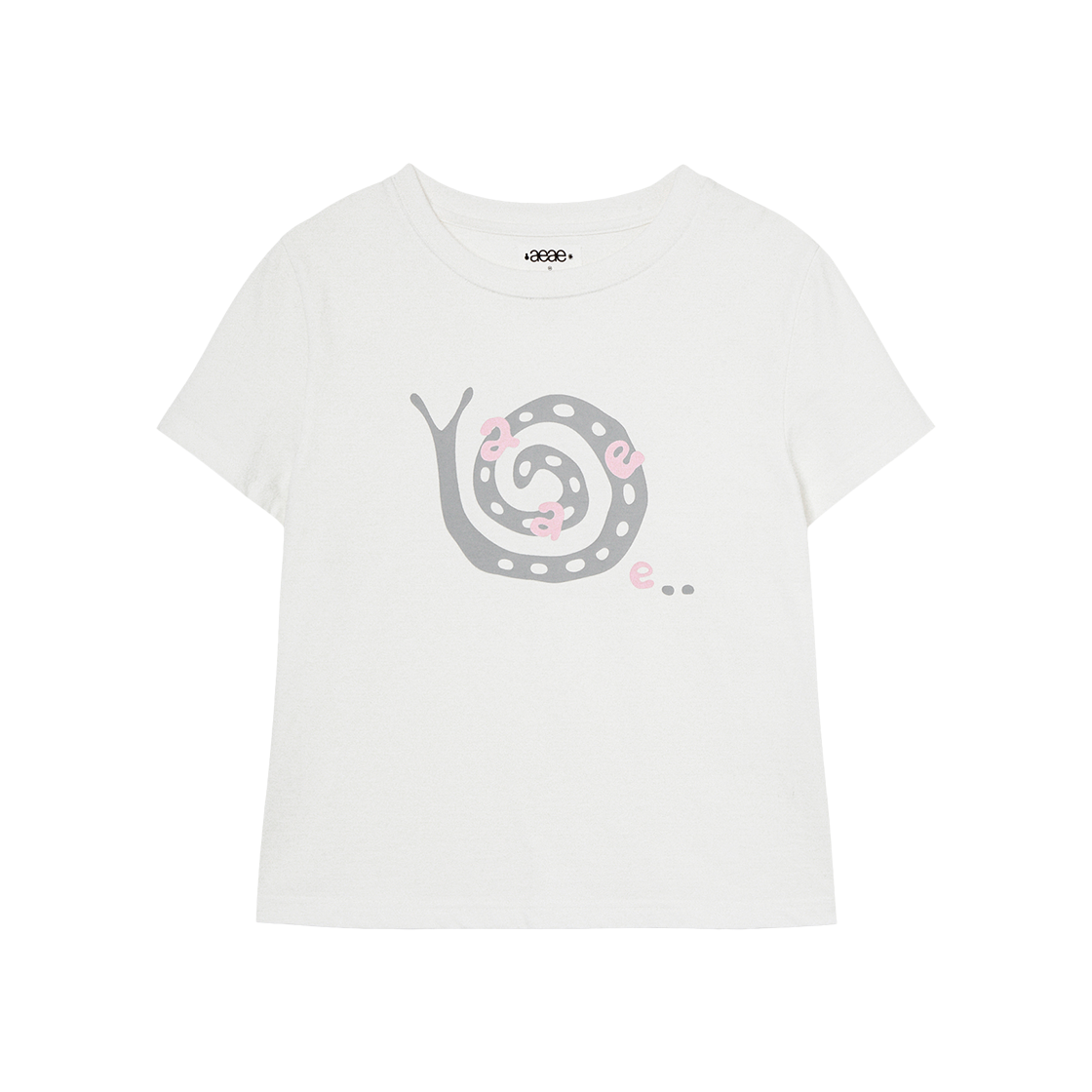 에이이에이이 스네일 티셔츠 화이트(AEAE Snail T-Shirts White)