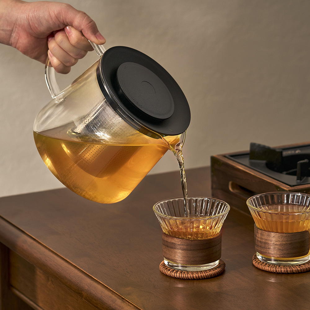 바겐슈타이거 스텐 304 벨베르 유리포트 1500ml(WAGENSTEIGER Stainless Steel 304 Belver Glass Pot 1500ml) - 3
