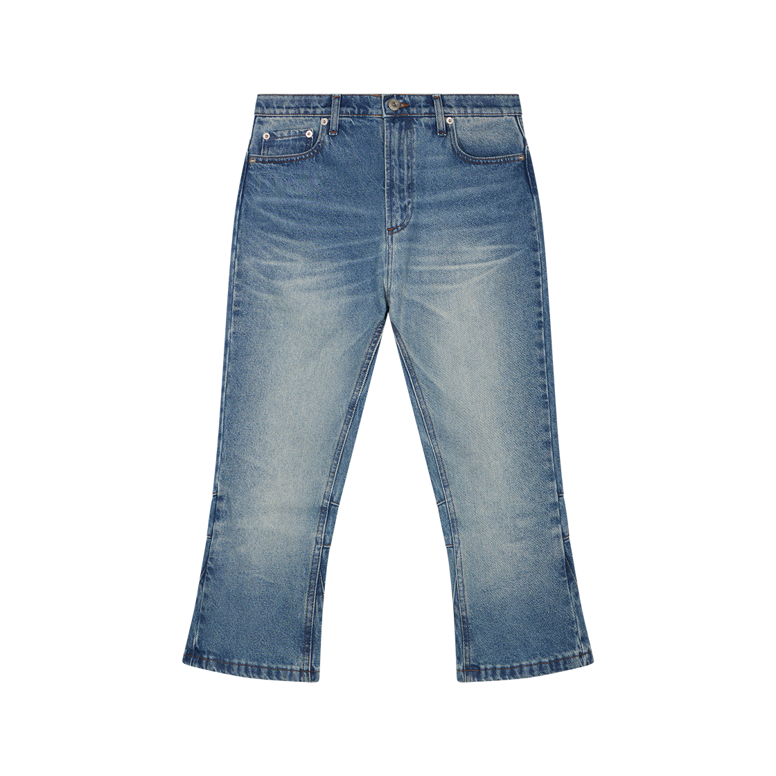 에드워드 커밍 우먼 니 절크 카프리 에이지드 라이트 블루 - 26SS(Edward Cuming Women Knee Jerk Capri Aged Light Blue - 26SS)