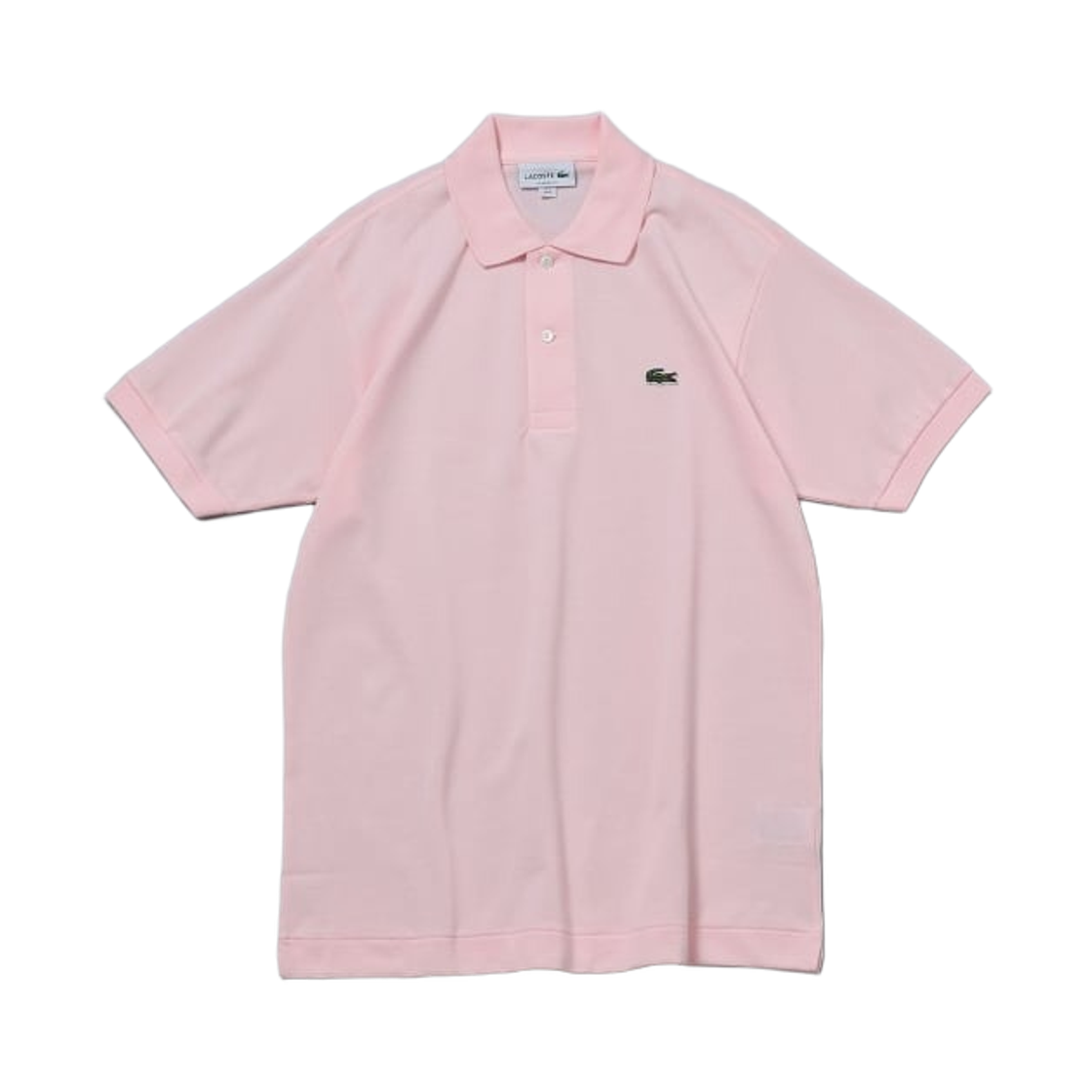 빔즈 F x 라코스테 L1212 폴로 셔츠 라이트 핑크(Beams F x Lacoste L1212 Polo Shirt Light Pink) - 1