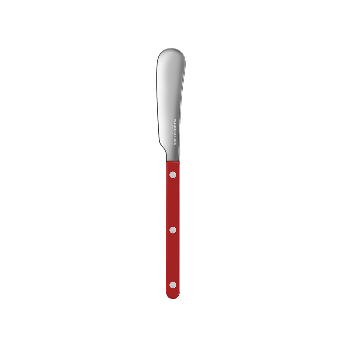 GUUDWA0704 WAGENSTEIGER Stainless Steel 304 Celeste Opera Butter Spreader (Brick Red)
