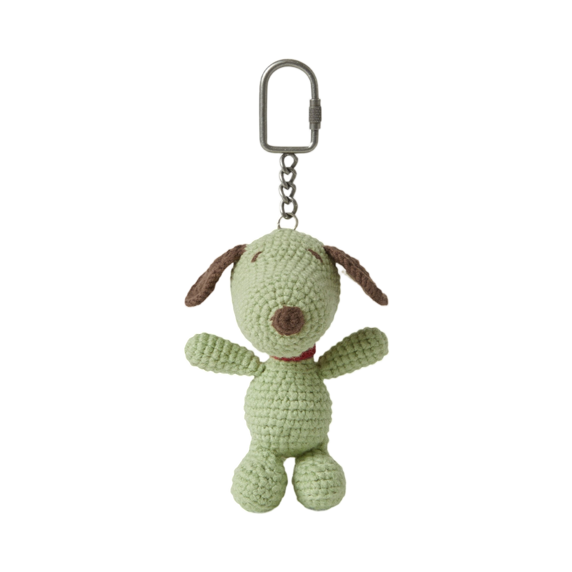 디스이즈네버댓 x 피너츠 크로쉐 플러시 키체인 그린(Thisisneverthat x Peanuts Crochet Plush Keychain Green) - 2
