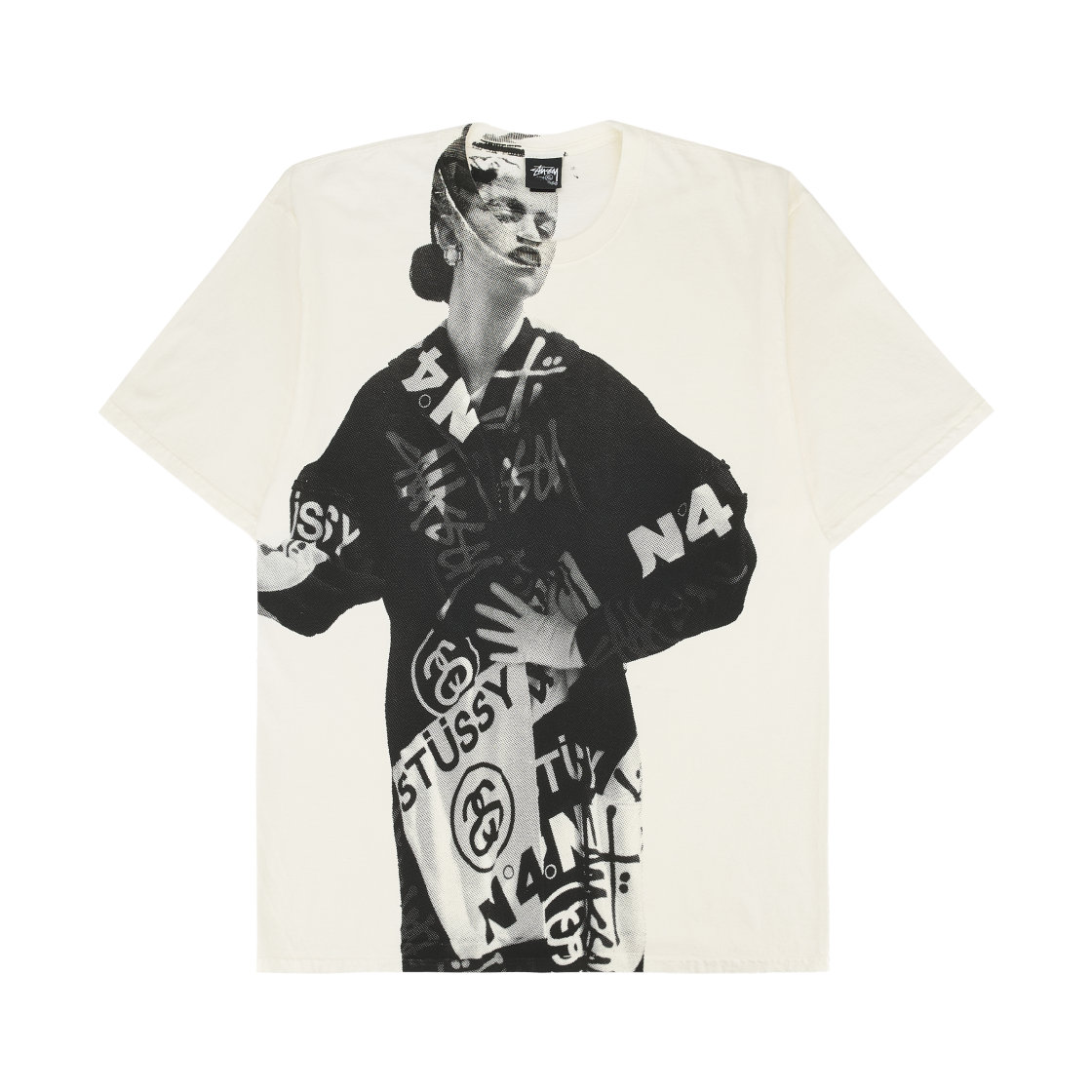 스투시 파리 티셔츠 내추럴(Stussy Paris T-Shirt Natural)