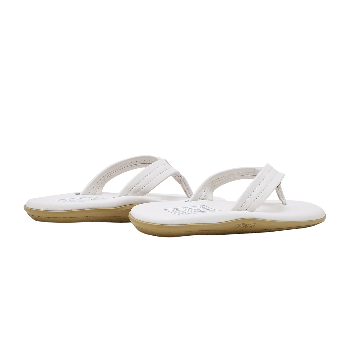 아일랜드 슬리퍼 남여공용 흰색 클래식 레더 Y 슬라이드(Island Slipper Unisex White Classic Leather Y-Slide) - 3