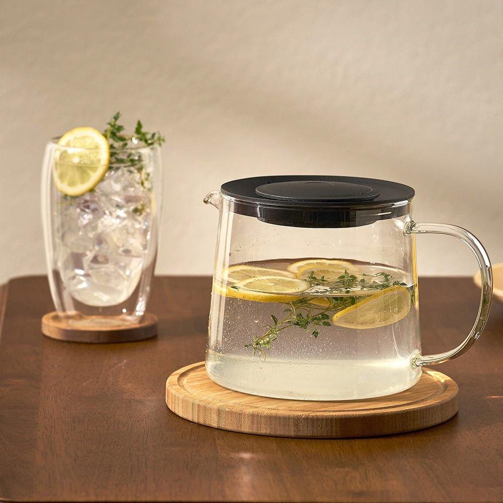 바겐슈타이거 스텐 304 벨베르 유리포트 1500ml(WAGENSTEIGER Stainless Steel 304 Belver Glass Pot 1500ml) - 4