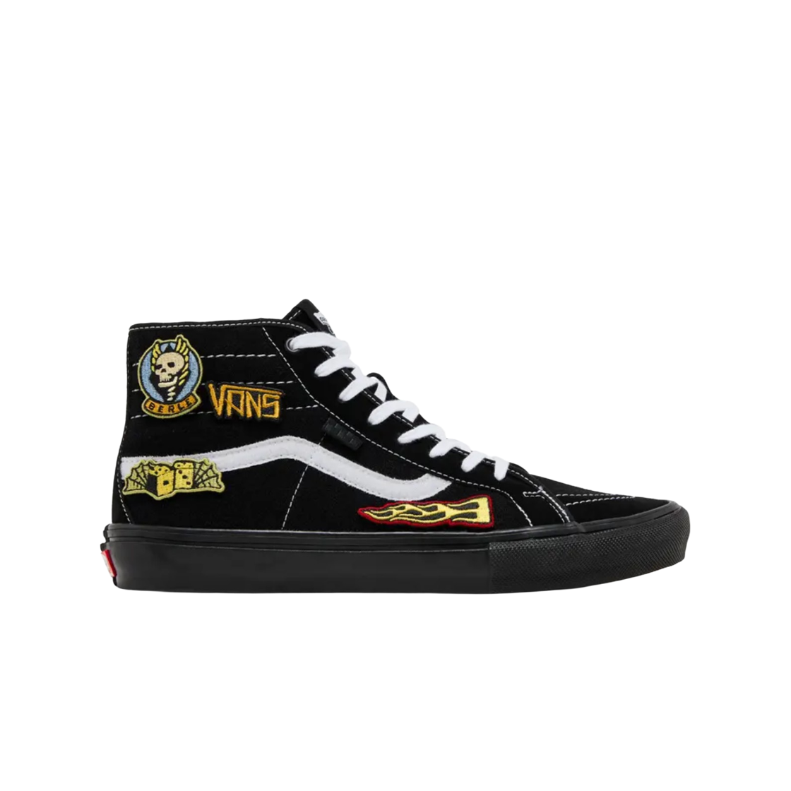 반스 스케이트 스케이트 하이 엘리야 베를 블랙 블랙(Vans Skate Sk8-Hi Elijah Berle Black Black) - 1