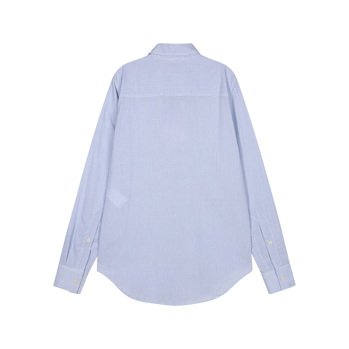 에드워드 커밍 핀턱 렁 셔츠 블루 화이트 - 26SS(Edward Cuming Pin-Tuck Lung Shirt Blue White - 26SS) - 2