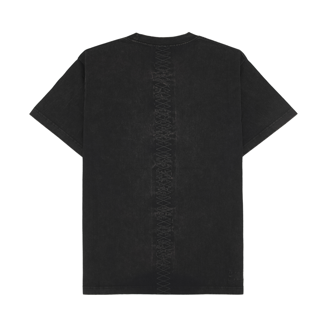 미스치프 롬버스 워시드 베이직 티셔츠 워시드 블랙(Mischief Rhombus Washed Basic T-Shirt Washed Black) - 2