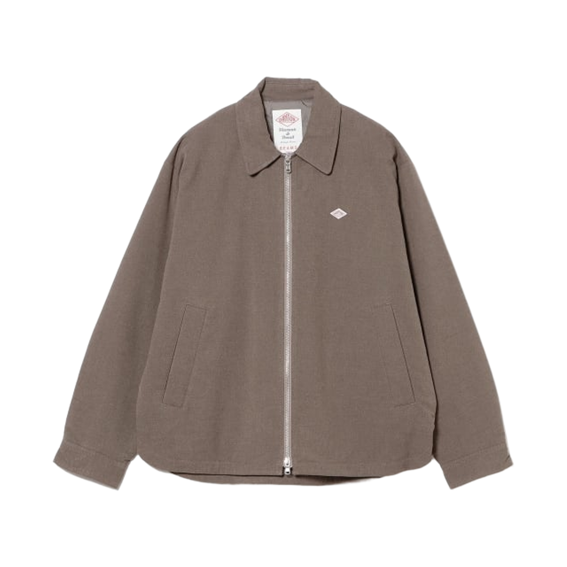 빔즈 x 단톤 울 라이크 크로스 워크 자켓 그레이지(Beams x Danton Wool Like Cross Work Jacket Greige) - 1