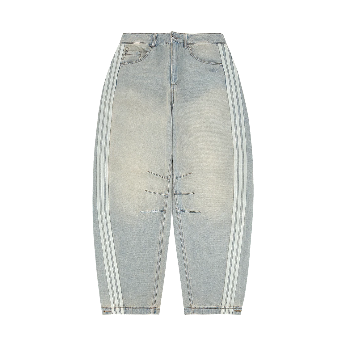 Adidas (W) Adidas Adilenium Season 3 Banana Fitted Washed Denim Pants Blue - KR Sizing · 24