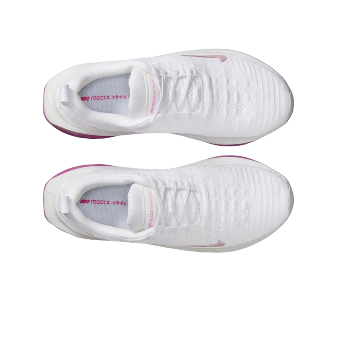 (W) 나이키 리액트X 인피니티 런 4 화이트 핫 푸시아((W) Nike ReactX Infinity Run 4 White Hot Fuchsia) - 2