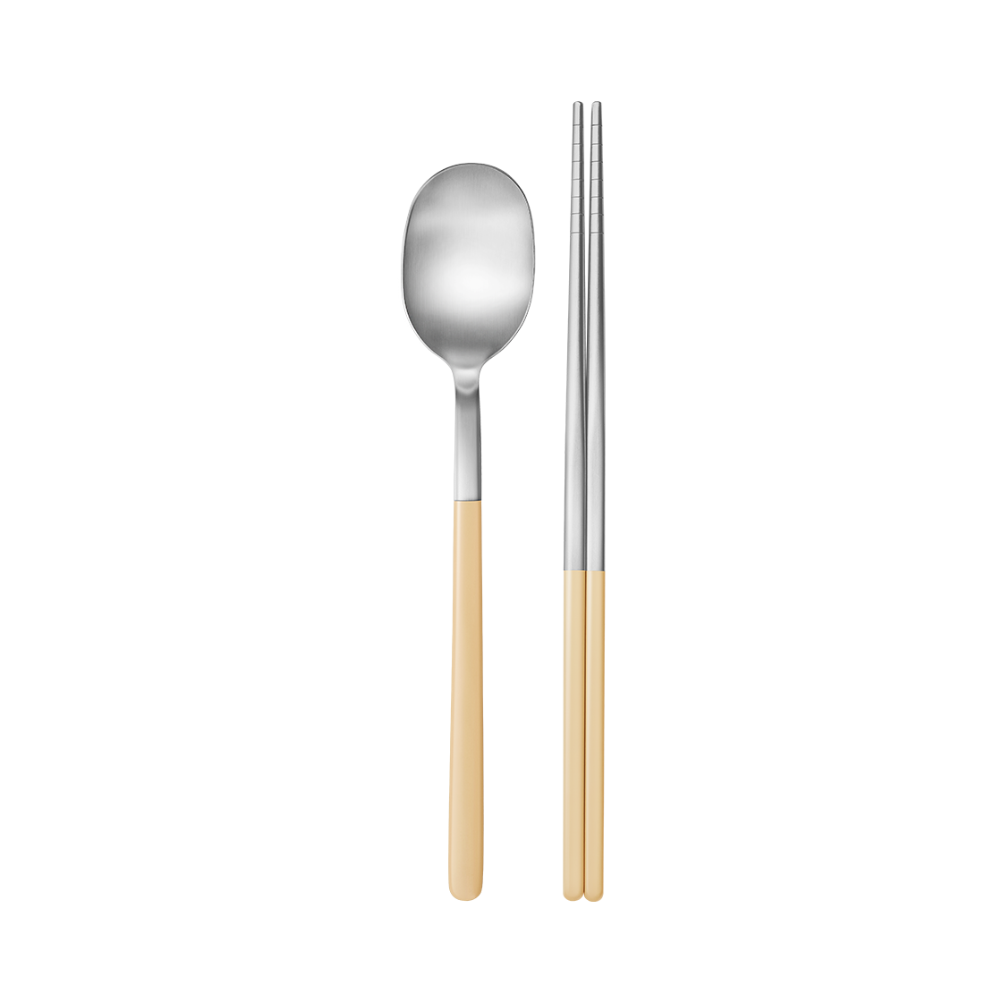GUUDWA0672 WAGENSTEIGER Stainless Steel 304 Daylor Cutlery Spoon & Chopsticks Set (Sand Oak)
