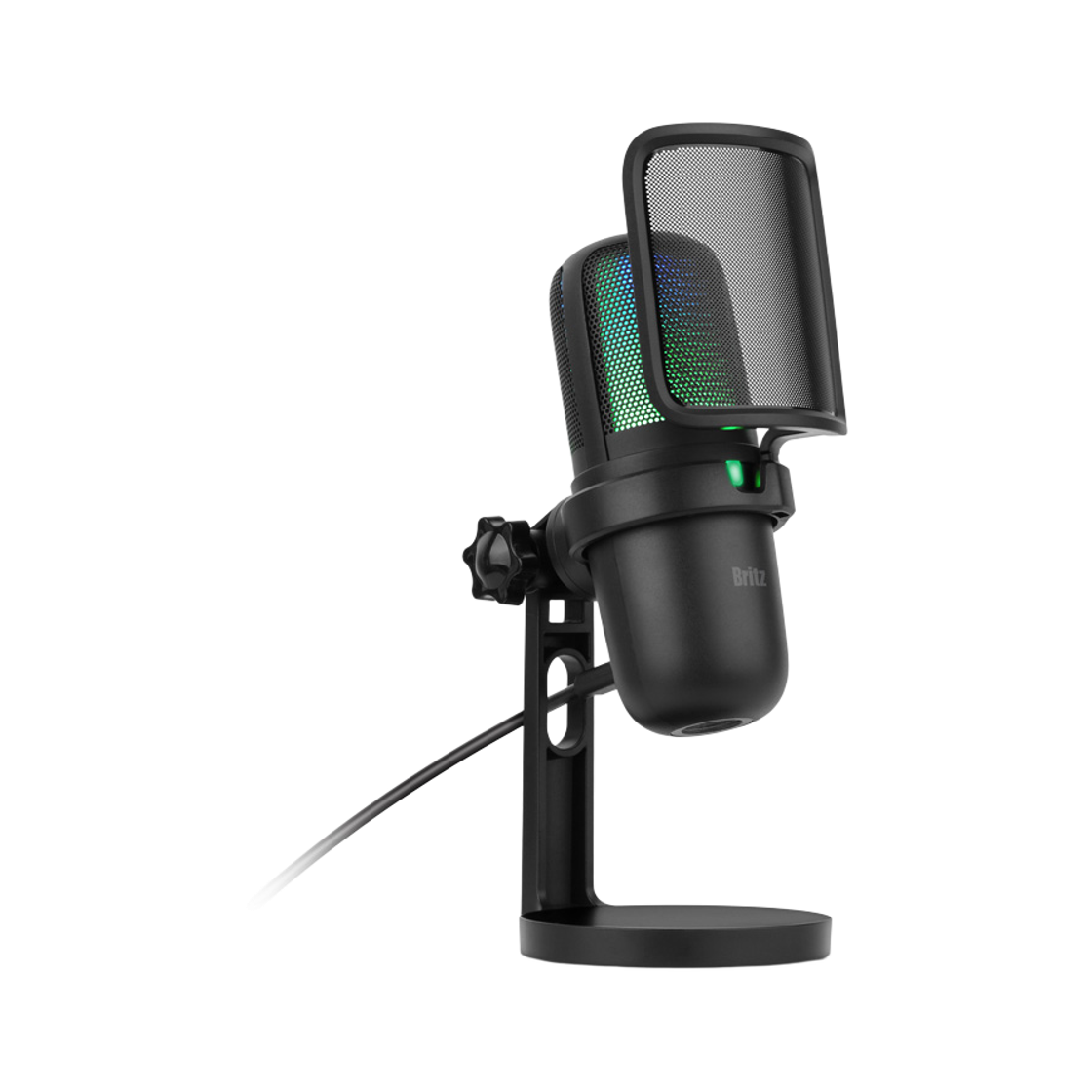 브리츠 USB 콘덴서 마이크 방송용 게임용 PC 유튜브 인강용 BZ-UM20RGB(Britz USB Condenser Microphone for PC Gaming & Streaming BZ-UM20RGB) - 5