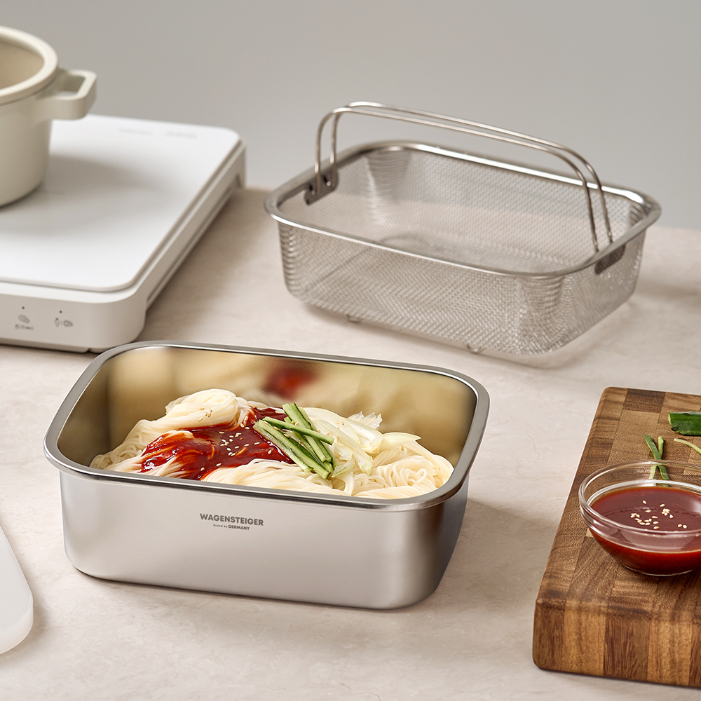 바겐슈타이거 무연마 드레인 스텐 304 박스 L 뚜껑 채반(WAGENSTEIGER Abrasive-Free Drain Stainless Steel 304 Box L) - 4