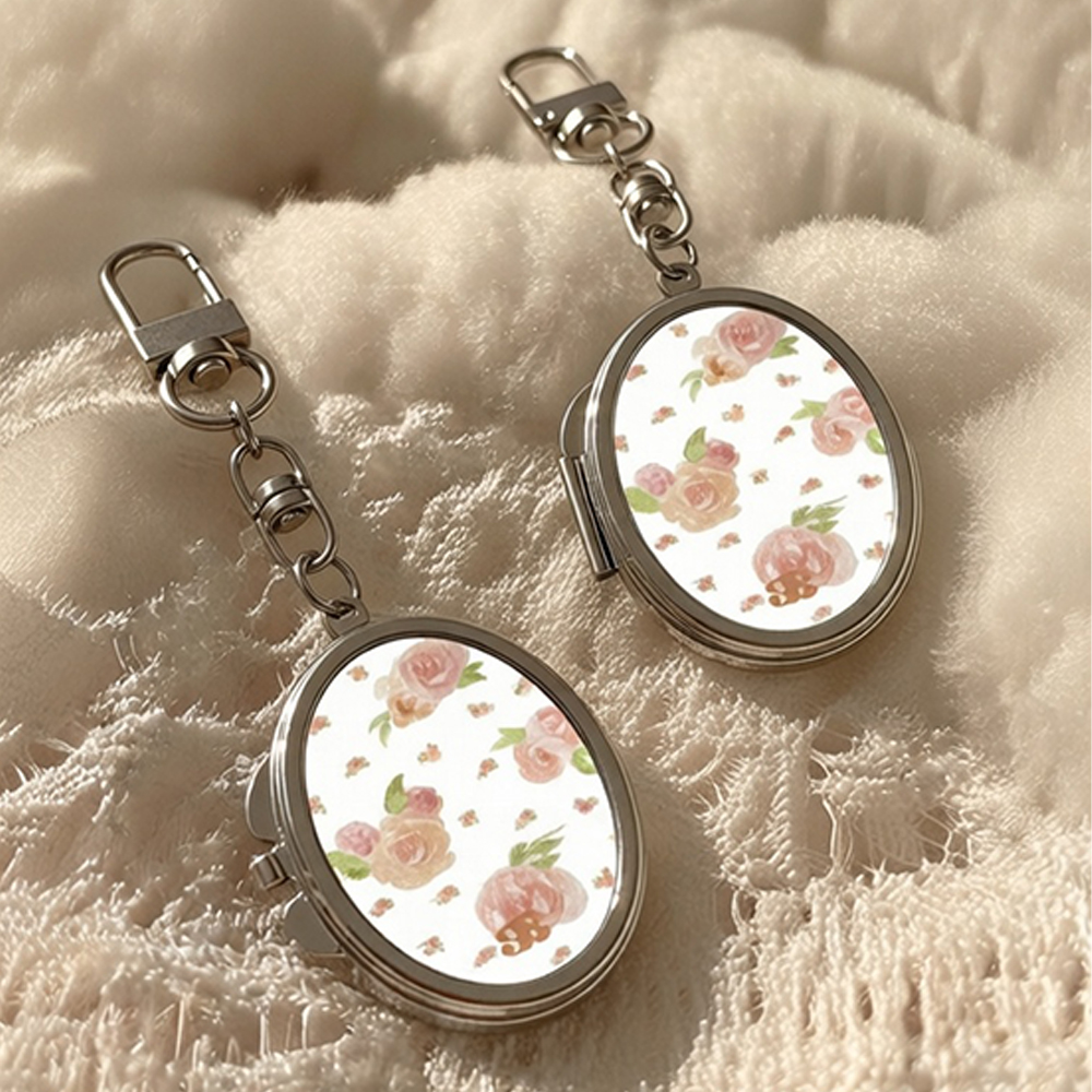 어프어프 로즈밀크(거울키링)(earpearp Rose Milk Mirror Keyring) - 2
