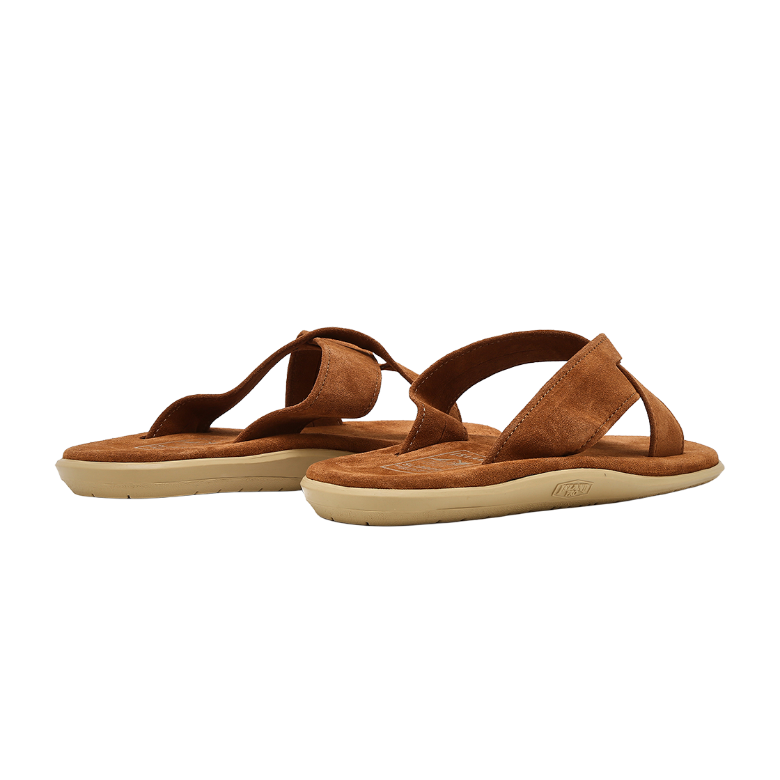 아일랜드 슬리퍼 남여공용 캐멀 레더 X 슬라이드(Island Slipper Unisex Camel Leather X-Slide) - 3